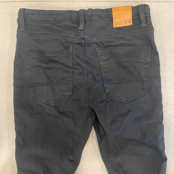 DU/ER Men's No Sweat Jogger Pants in Black 30x29 - Picture 5 of 9